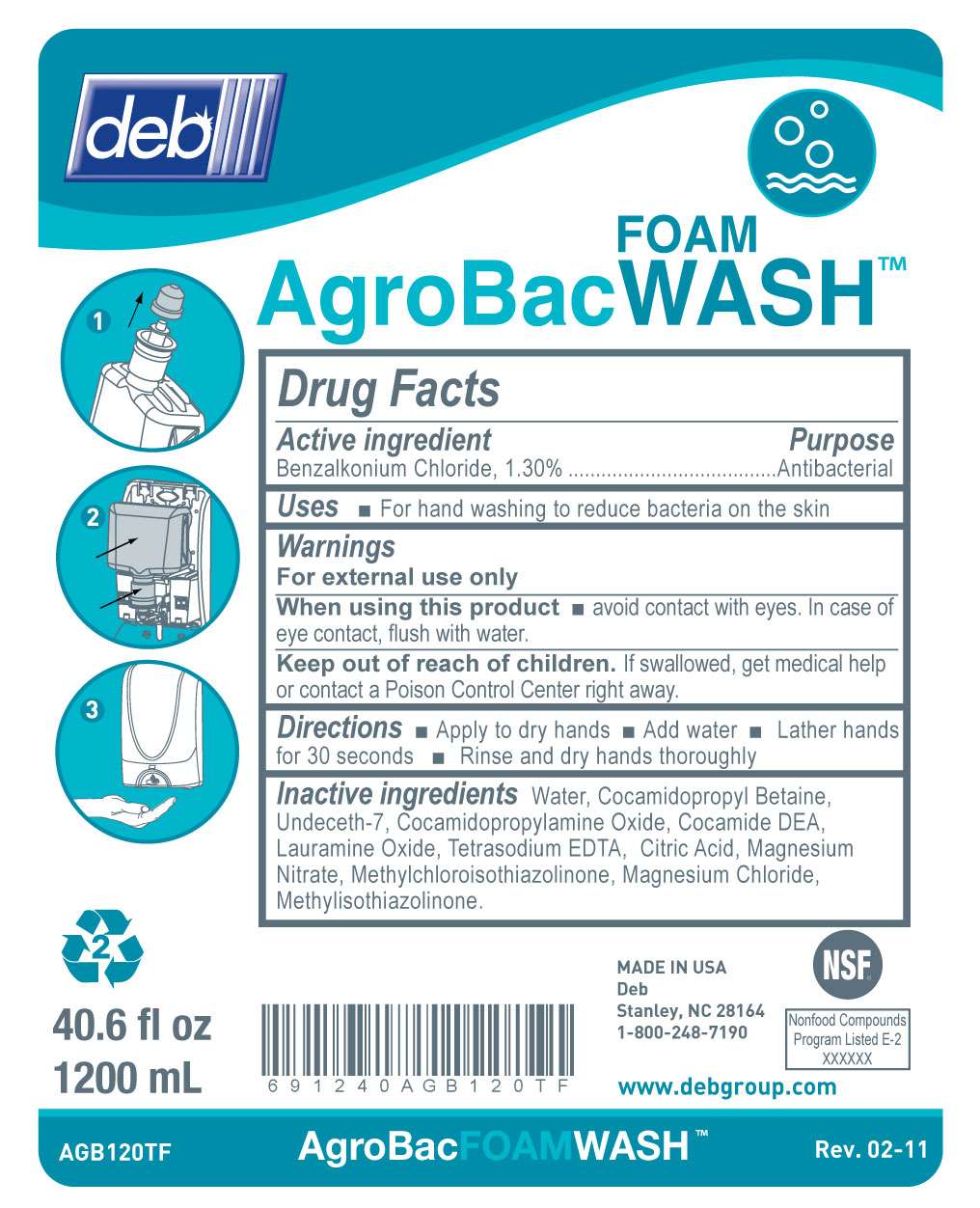 AgroBac Foam Wash
